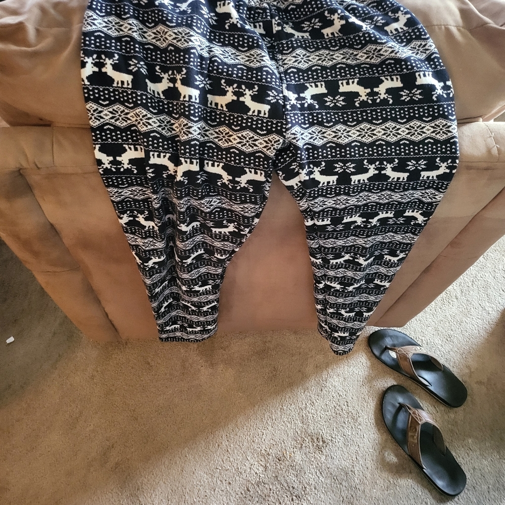 Reindeer leggings XL-1X stretch
